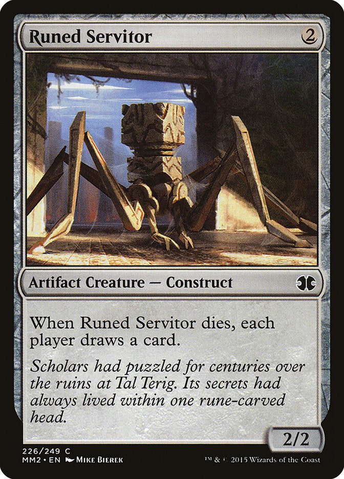 Runed Servitor [Modern Masters 2015] | Play N Trade Winnipeg