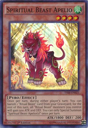 Spiritual Beast Apelio [THSF-EN025] Super Rare | Play N Trade Winnipeg