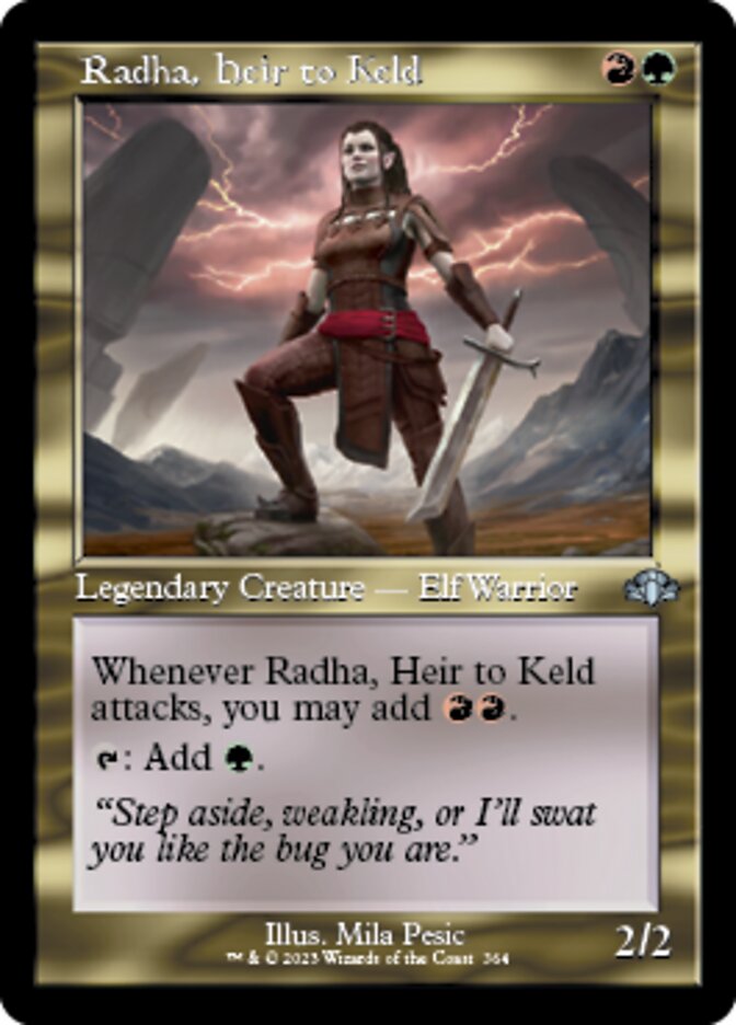 Radha, Heir to Keld (Retro) [Dominaria Remastered] | Play N Trade Winnipeg