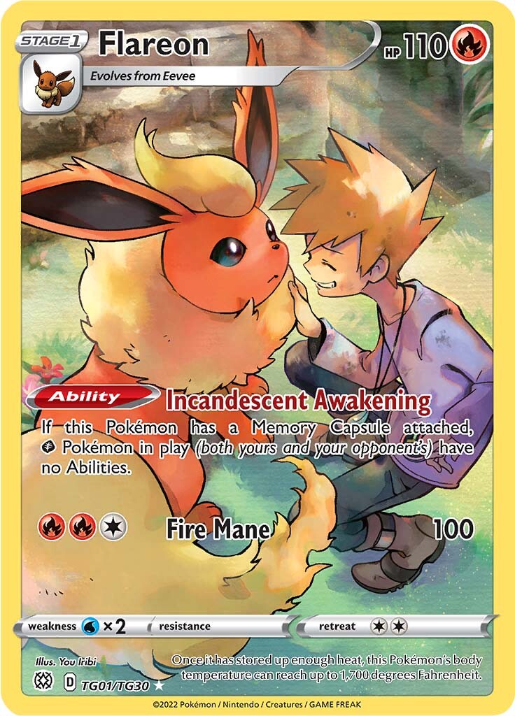 Flareon (TG01/TG30) [Sword & Shield: Brilliant Stars] | Play N Trade Winnipeg