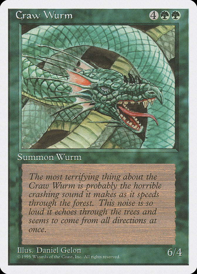 Craw Wurm [Fourth Edition] | Play N Trade Winnipeg