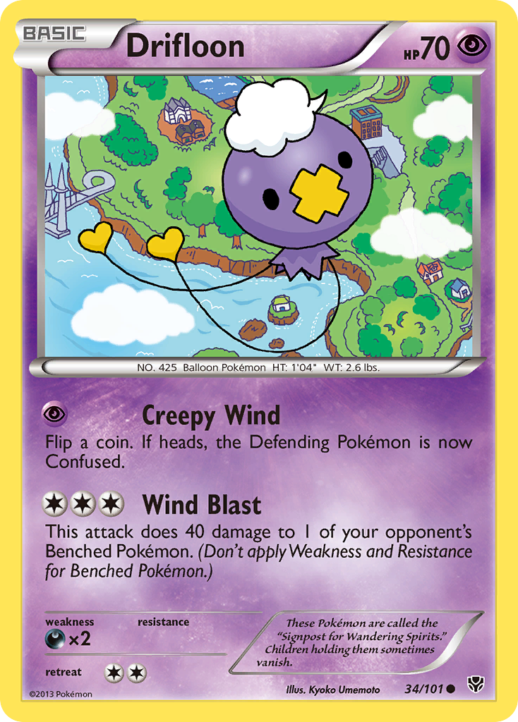 Drifloon (34/101) [Black & White: Plasma Blast] | Play N Trade Winnipeg