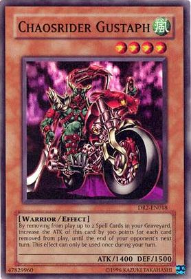 Chaosrider Gustaph [DR2-EN018] Super Rare | Play N Trade Winnipeg