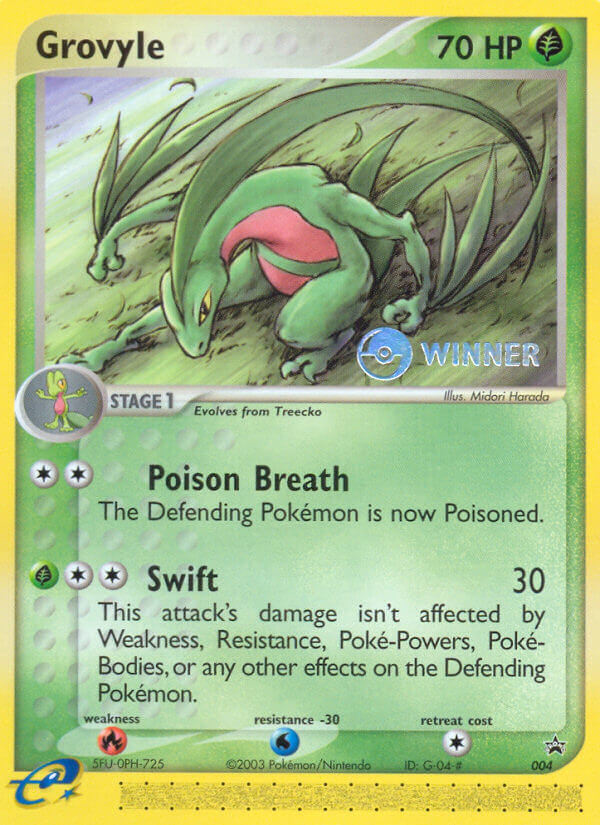 Grovyle (004) [Nintendo: Black Star Promos] | Play N Trade Winnipeg