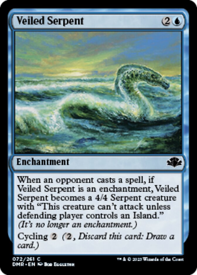 Veiled Serpent [Dominaria Remastered] | Play N Trade Winnipeg