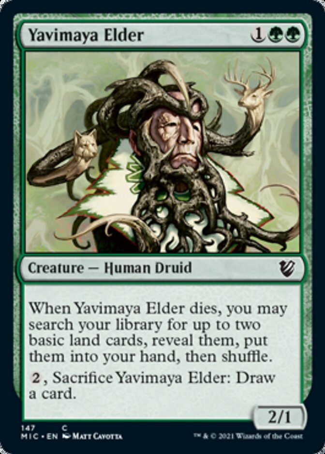 Yavimaya Elder [Innistrad: Midnight Hunt Commander] | Play N Trade Winnipeg