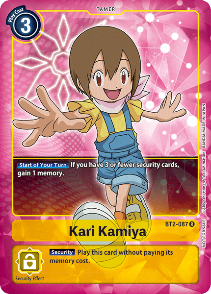 Kari Kamiya [BT2-087] (Buy-A-Box Promo) [Release Special Booster Ver.1.0 Promos] | Play N Trade Winnipeg