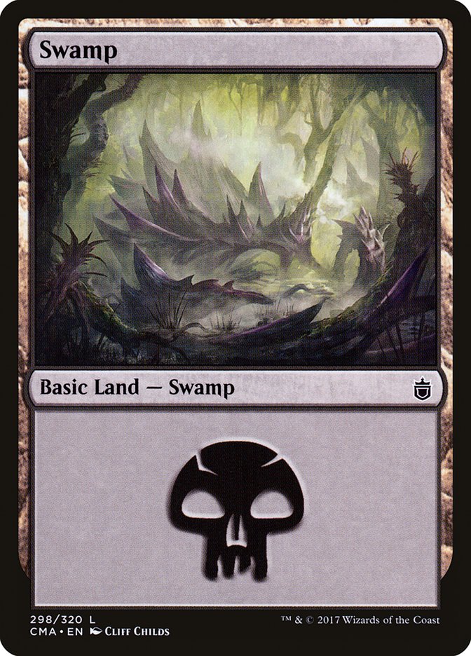 Swamp (298) [Commander Anthology] | Play N Trade Winnipeg