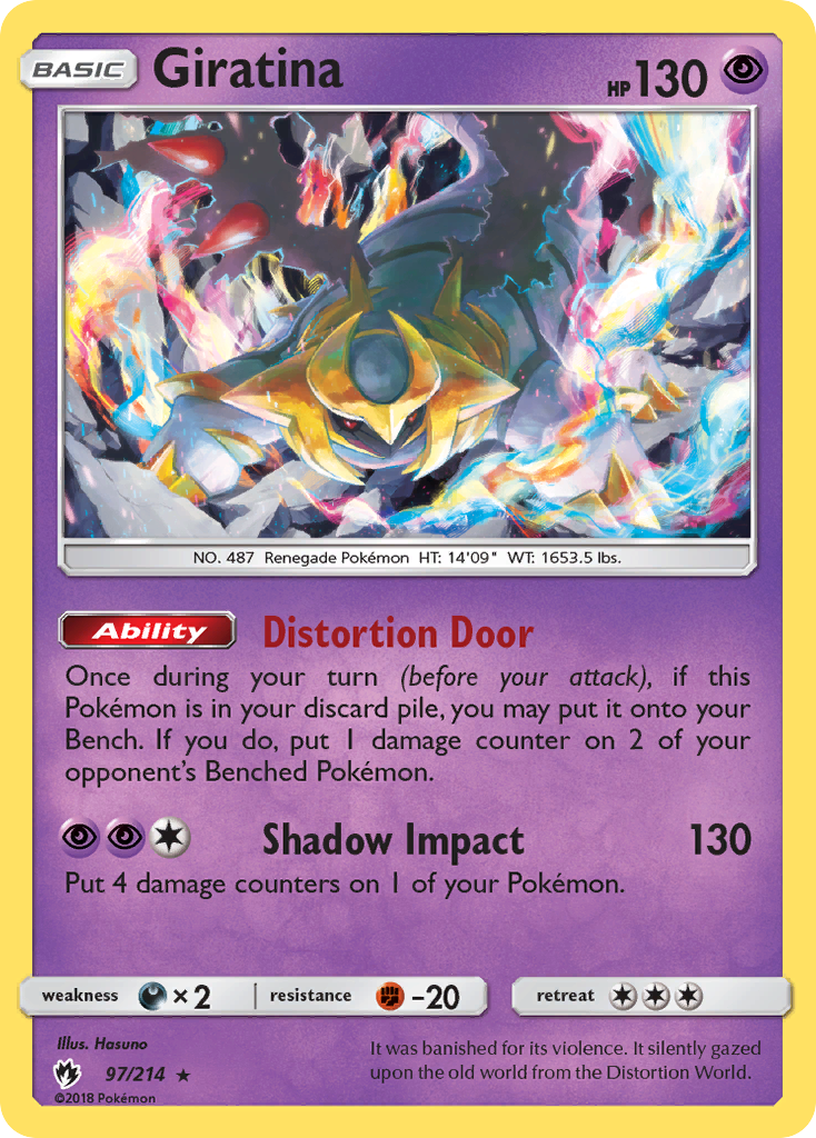 Giratina (97/214) [Sun & Moon: Lost Thunder] | Play N Trade Winnipeg