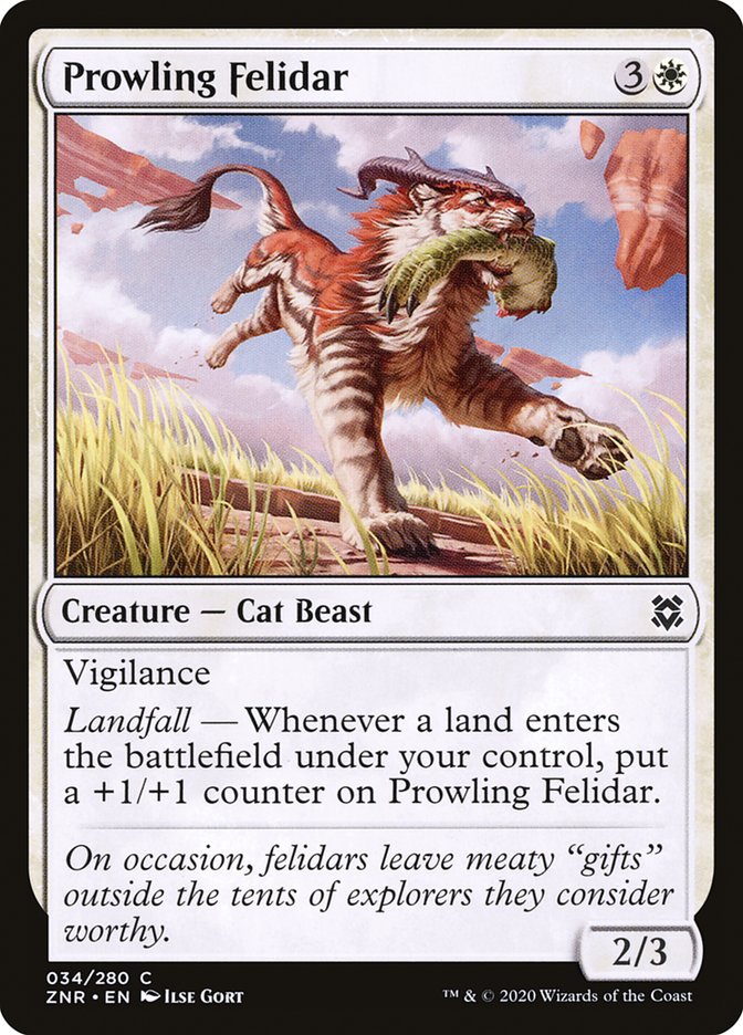 Prowling Felidar [Zendikar Rising] | Play N Trade Winnipeg