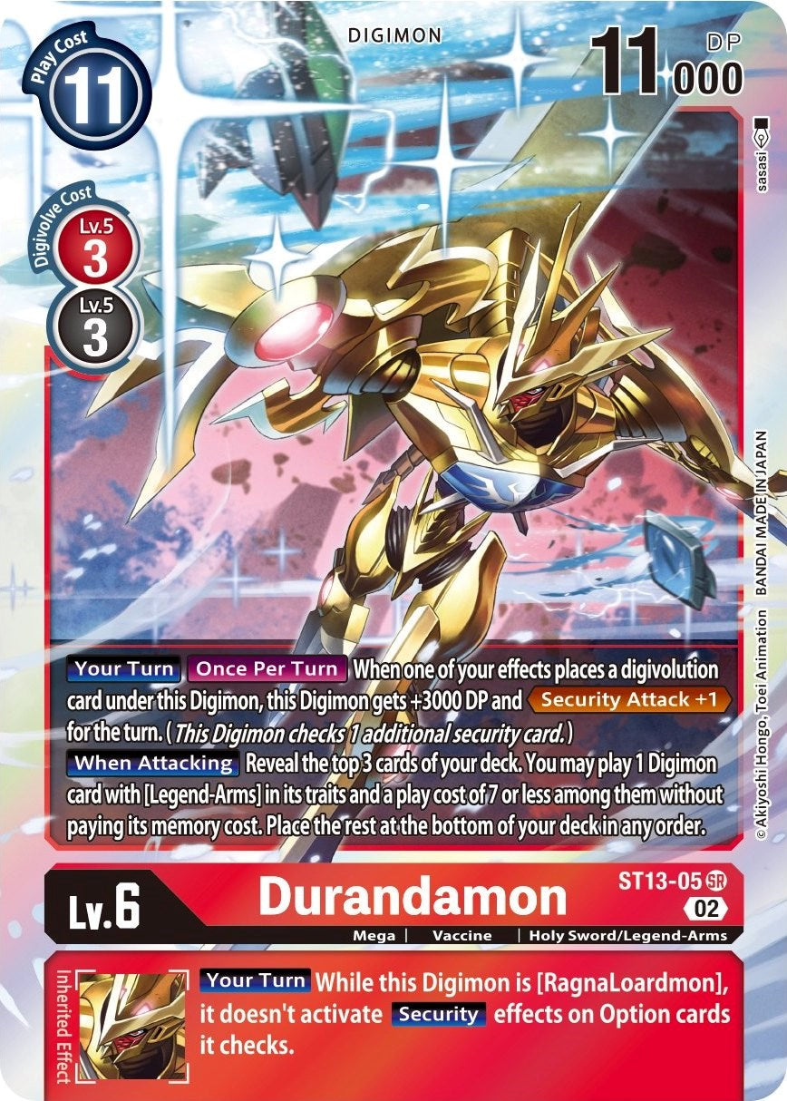 Durandamon [ST13-05] [Starter Deck: Ragnaloardmon] | Play N Trade Winnipeg