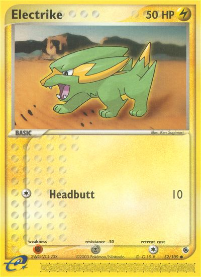 Electrike (52/109) [EX: Ruby & Sapphire] | Play N Trade Winnipeg