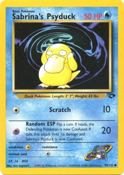 Sabrina's Psyduck (99/132) [Gym Challenge Unlimited] | Play N Trade Winnipeg