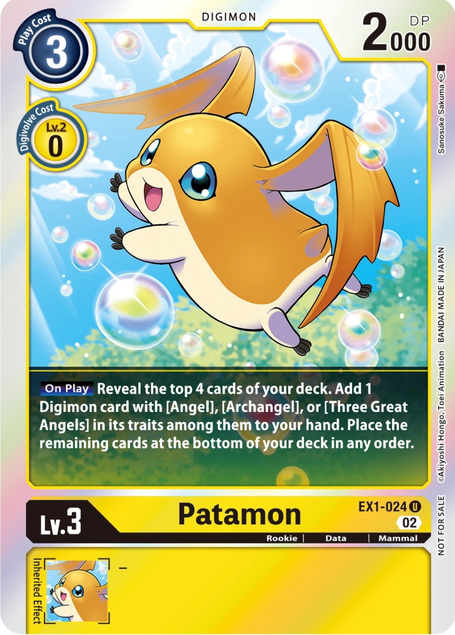 Patamon [EX1-024] (Official Tournament Pack Vol.8) [Classic Collection Promos] | Play N Trade Winnipeg