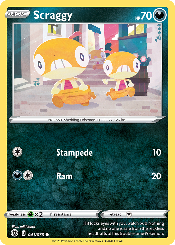 Scraggy (041/073) [Sword & Shield: Champion's Path] | Play N Trade Winnipeg