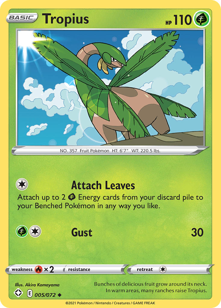 Tropius (005/072) [Sword & Shield: Shining Fates] | Play N Trade Winnipeg