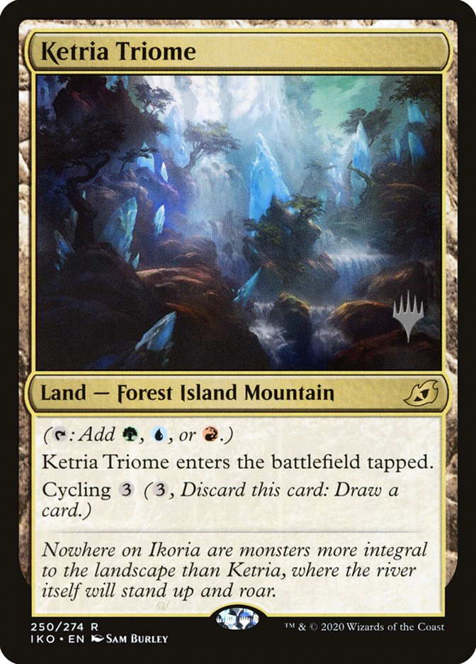 Ketria Triome (Promo Pack) [Ikoria: Lair of Behemoths Promos] | Play N Trade Winnipeg