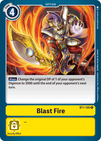 Blast Fire [BT1-105] [Release Special Booster Ver.1.0] | Play N Trade Winnipeg