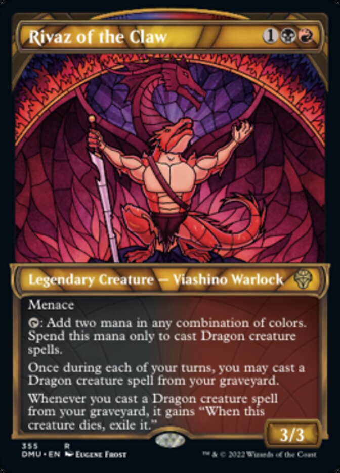 Rivaz of the Claw (Showcase Textured) [Dominaria United] | Play N Trade Winnipeg