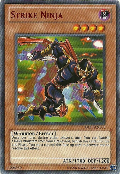 Strike Ninja (Red) [DL13-EN005] Rare | Play N Trade Winnipeg