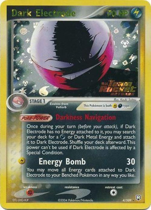 Dark Electrode (4/109) (Stamped) [EX: Team Rocket Returns] | Play N Trade Winnipeg
