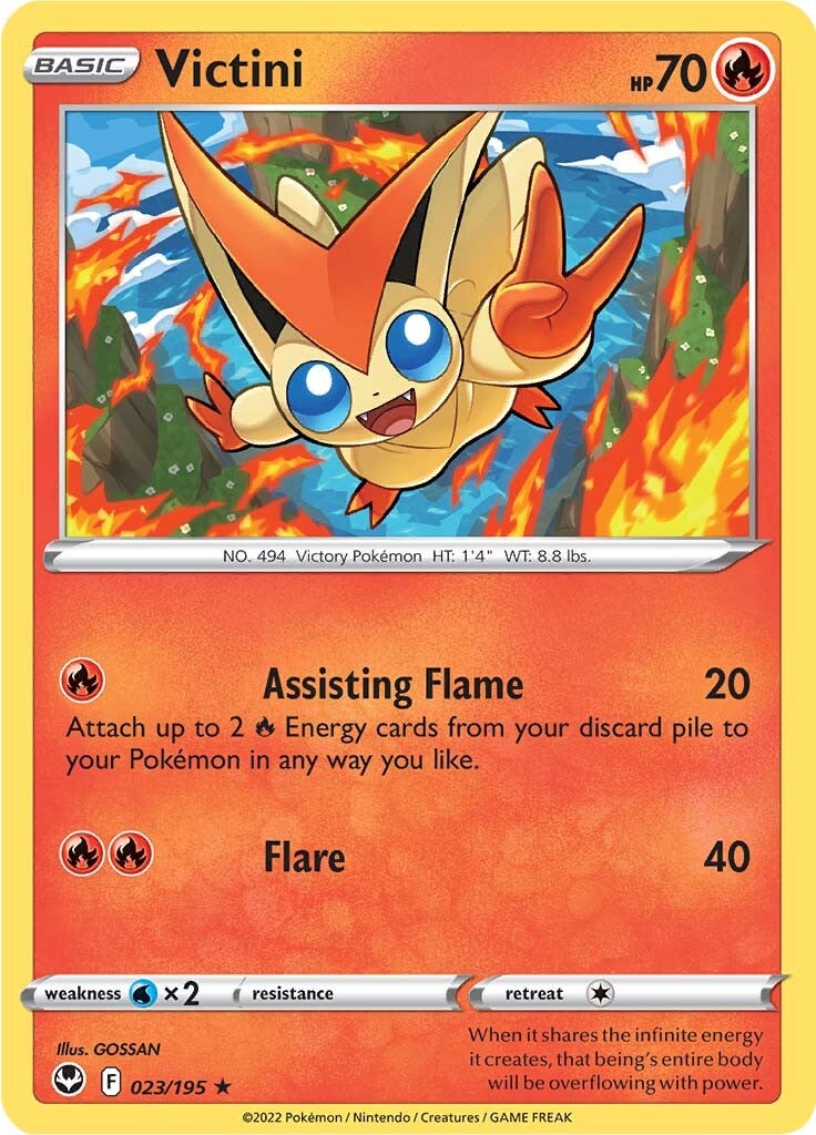 Victini (023/195) [Sword & Shield: Silver Tempest] | Play N Trade Winnipeg