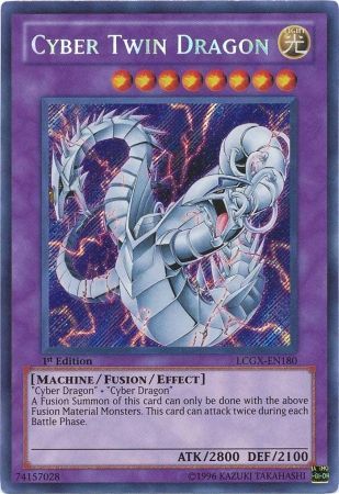 Cyber Twin Dragon [LCGX-EN180] Secret Rare | Play N Trade Winnipeg