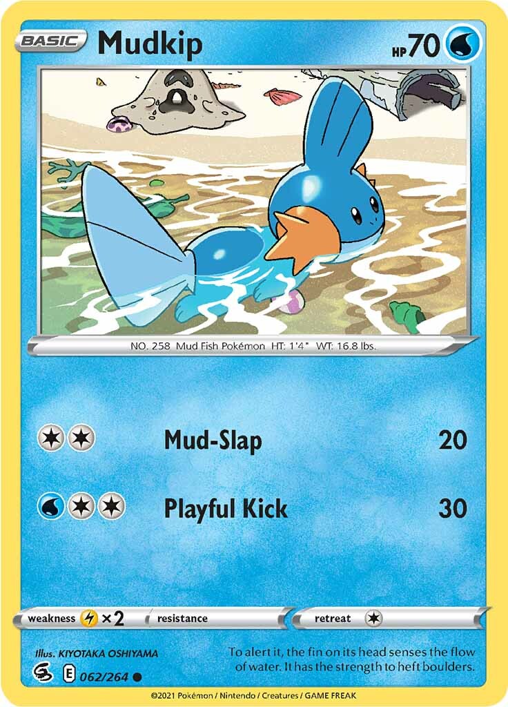 Mudkip (062/264) [Sword & Shield: Fusion Strike] | Play N Trade Winnipeg