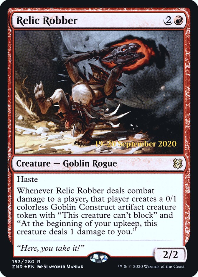 Relic Robber [Zendikar Rising Prerelease Promos] | Play N Trade Winnipeg