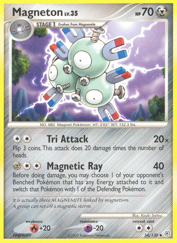 Magneton (54/130) [Diamond & Pearl: Base Set] | Play N Trade Winnipeg