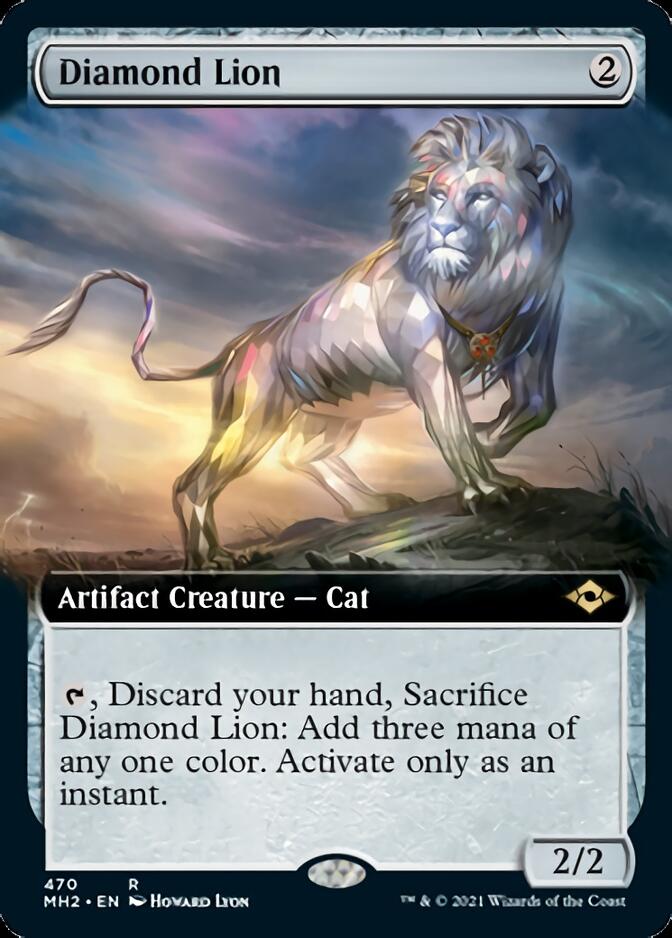 Diamond Lion (Extended Art) [Modern Horizons 2] | Play N Trade Winnipeg