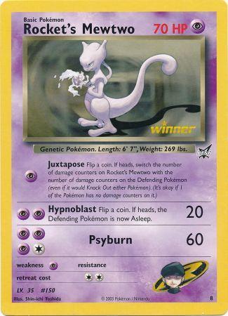 Rocket's Mewtwo (8) (Jumbo Card) [Best of Promos] | Play N Trade Winnipeg