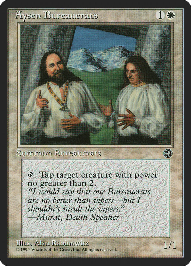 Aysen Bureaucrats (Murat Flavor Text) [Homelands] | Play N Trade Winnipeg