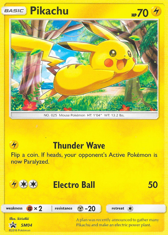 Pikachu (SM04) [Sun & Moon: Black Star Promos] | Play N Trade Winnipeg