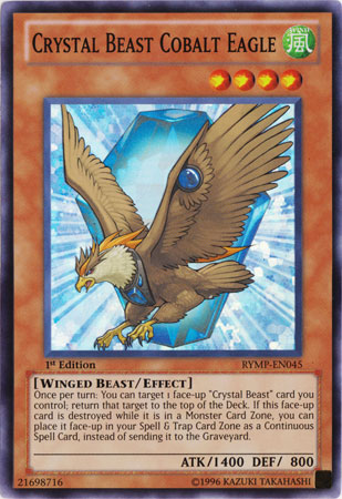 Crystal Beast Cobalt Eagle [RYMP-EN045] Super Rare | Play N Trade Winnipeg
