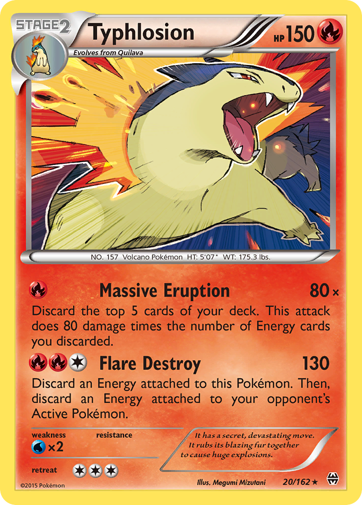 Typhlosion (20/162) [XY: BREAKthrough] | Play N Trade Winnipeg