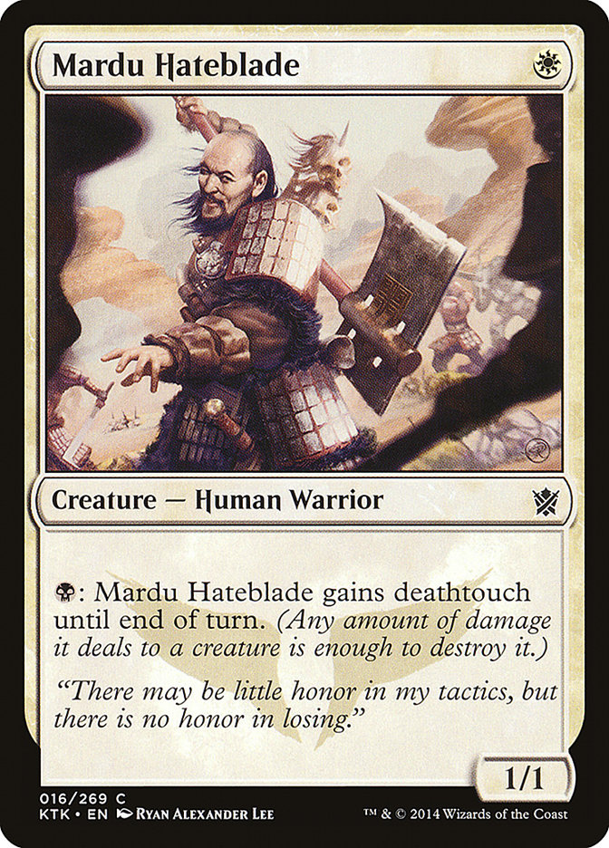 Mardu Hateblade [Khans of Tarkir] | Play N Trade Winnipeg