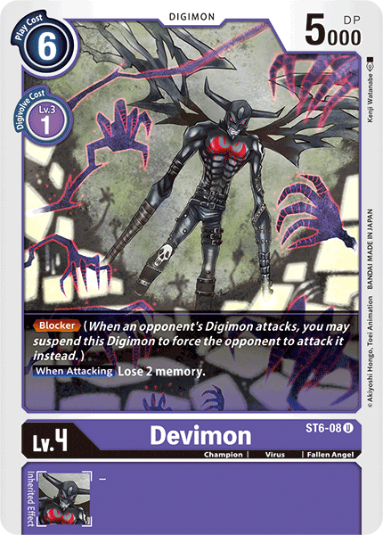 Devimon [ST6-08] [Starter Deck: Venomous Violet] | Play N Trade Winnipeg