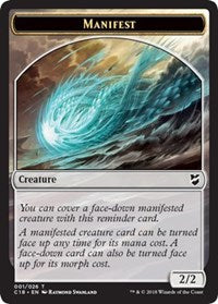 Manifest // Zombie Double-sided Token [Commander 2018 Tokens] | Play N Trade Winnipeg