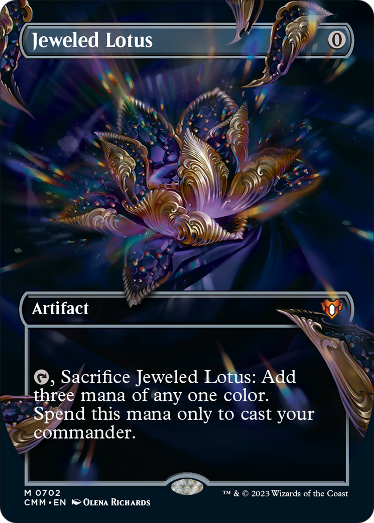 Jeweled Lotus (Borderless Frame Break) [Commander Masters] | Play N Trade Winnipeg