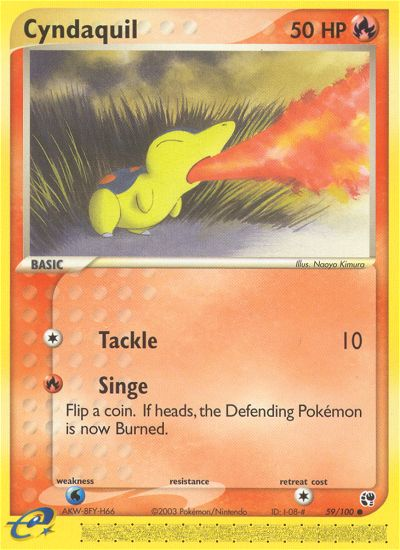 Cyndaquil (59/100) [EX: Sandstorm] | Play N Trade Winnipeg