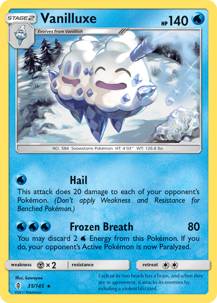 Vanilluxe (35/145) [Sun & Moon: Guardians Rising] | Play N Trade Winnipeg