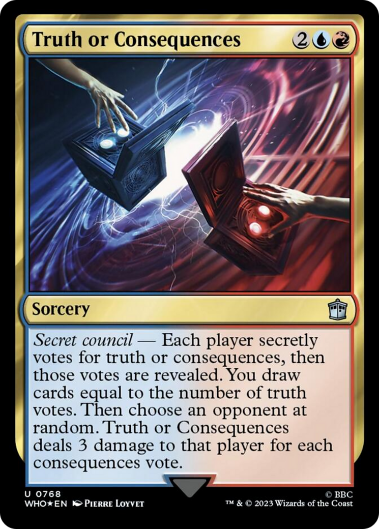 Truth or Consequences (Surge Foil) [Doctor Who] | Play N Trade Winnipeg