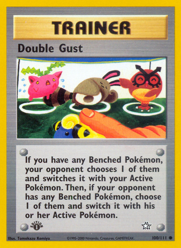 Double Gust (100/111) [Neo Genesis 1st Edition] | Play N Trade Winnipeg