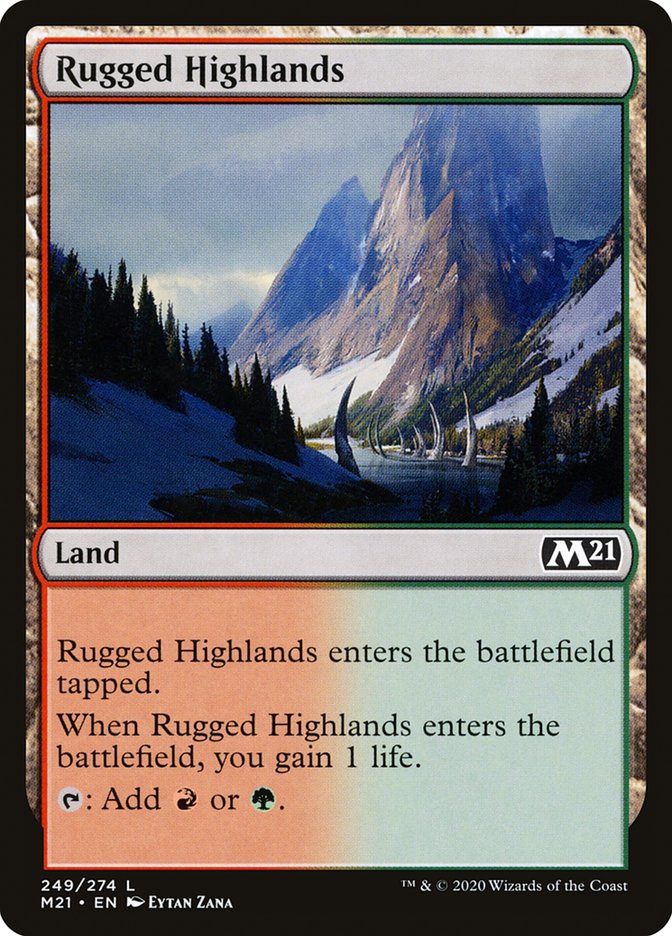 Rugged Highlands [Core Set 2021] | Play N Trade Winnipeg