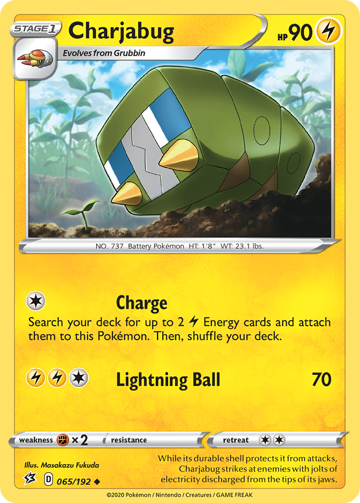 Charjabug (065/192) [Sword & Shield: Rebel Clash] | Play N Trade Winnipeg