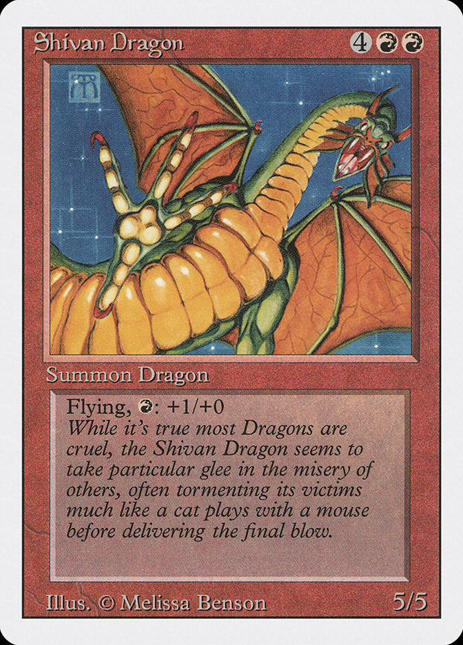 Shivan Dragon [Revised Edition] | Play N Trade Winnipeg