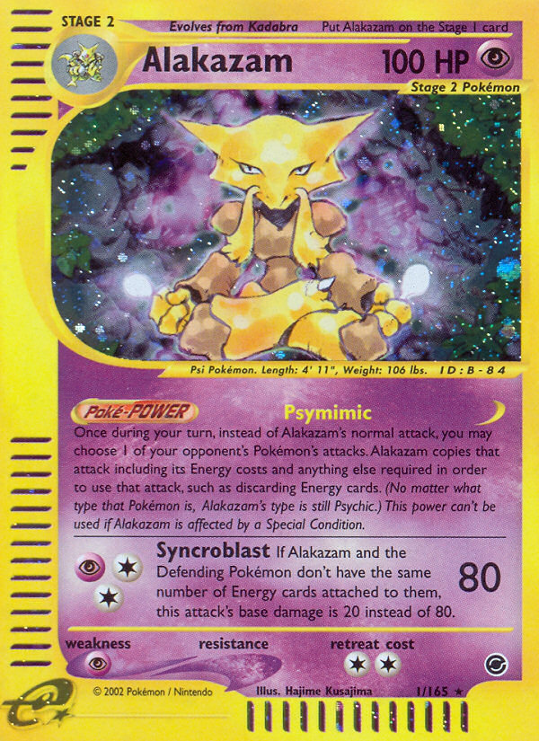 Alakazam (1/165) [Expedition: Base Set] | Play N Trade Winnipeg