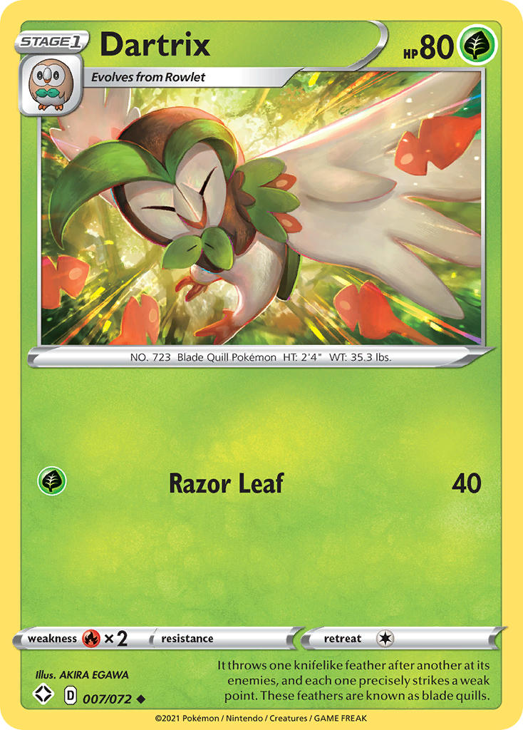 Dartrix (007/072) [Sword & Shield: Shining Fates] | Play N Trade Winnipeg