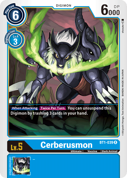 Cerberusmon [BT1-039] [Release Special Booster Ver.1.0] | Play N Trade Winnipeg